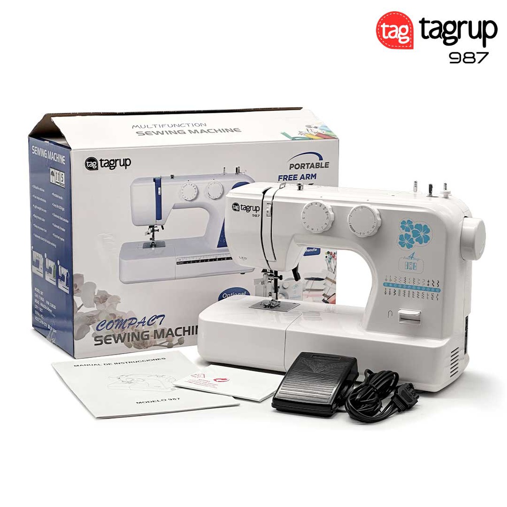 MAQUINA DE COSER TAGRUP MOD 987 24 PUNTADAS