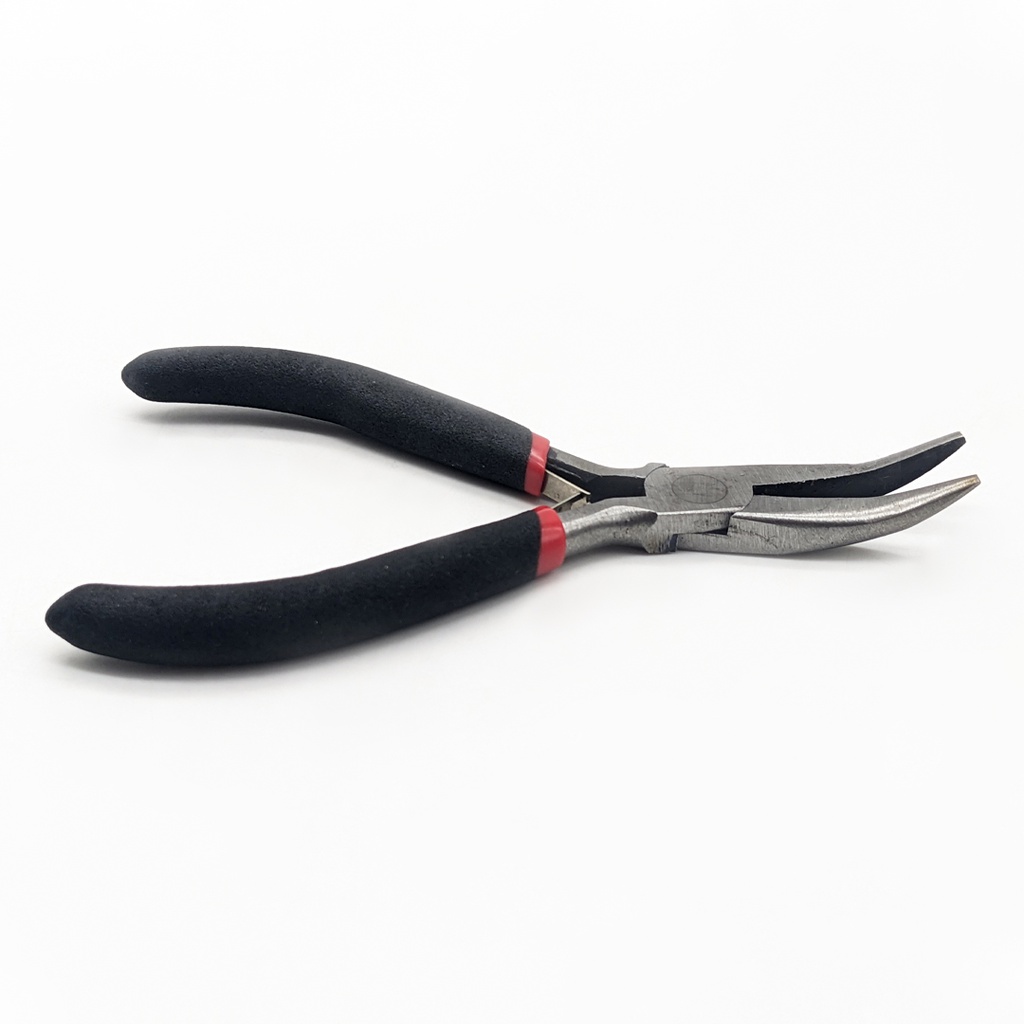Alicate para bisutería Mini 1074 x 12 pcs (punta curva)