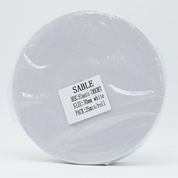 Elástico Crochet 30 MM Rollo 25 Mts