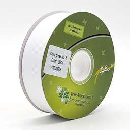 Cinta de Polyester GROSS GRAIN NO.5 25MM 25YDS